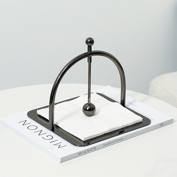 Paper Towel Holder - Beechwood - Marble from Apollo Box