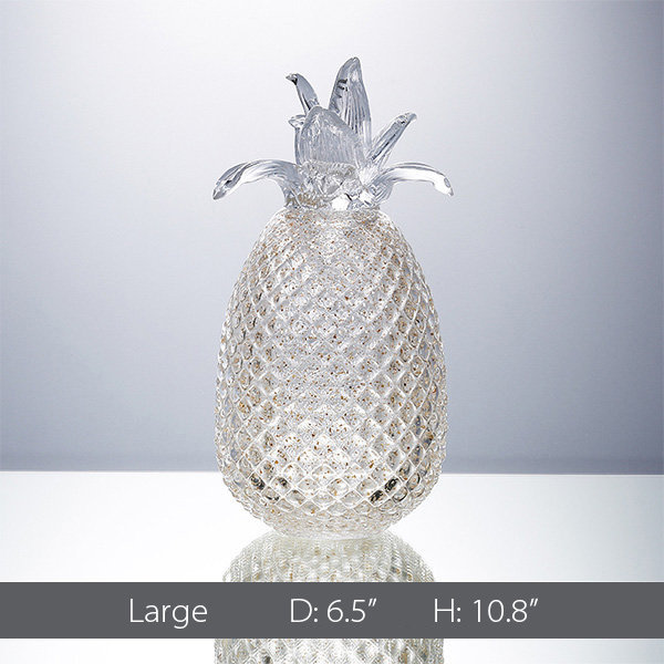 LARGE hotsell Crystal Pineapple Design Vase Beautiful