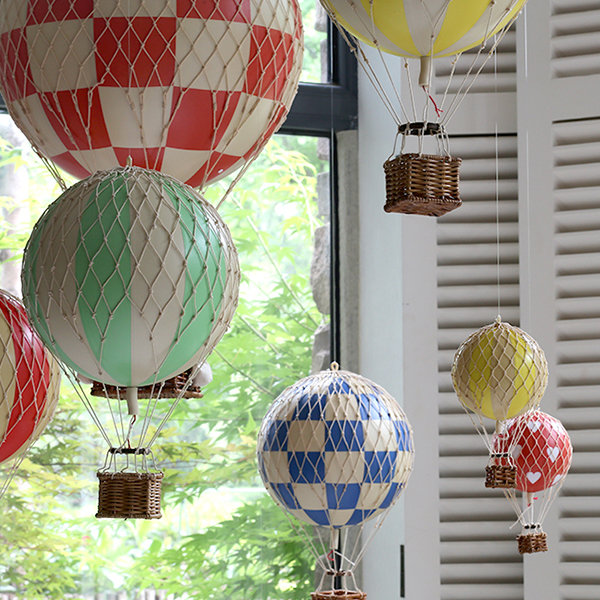 Decorative Hot Air Balloons - Comes with String and Hook from Apollo Box