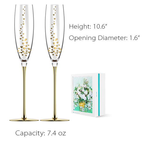 Modern Champagne Glass from Apollo Box