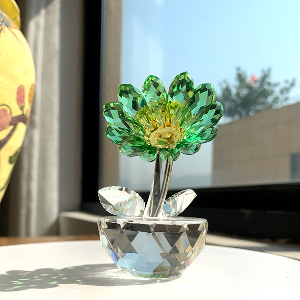 Crystal Sunflower Ornament - ApolloBox