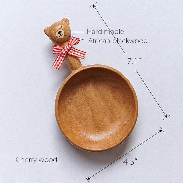 Adorable Bear Serving Board - Wooden - Hand-polished Smooth