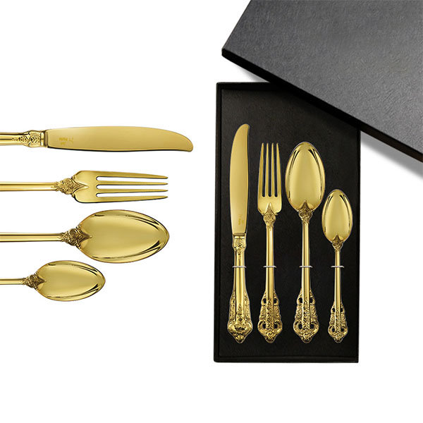 Modern Black Flatware from Apollo Box