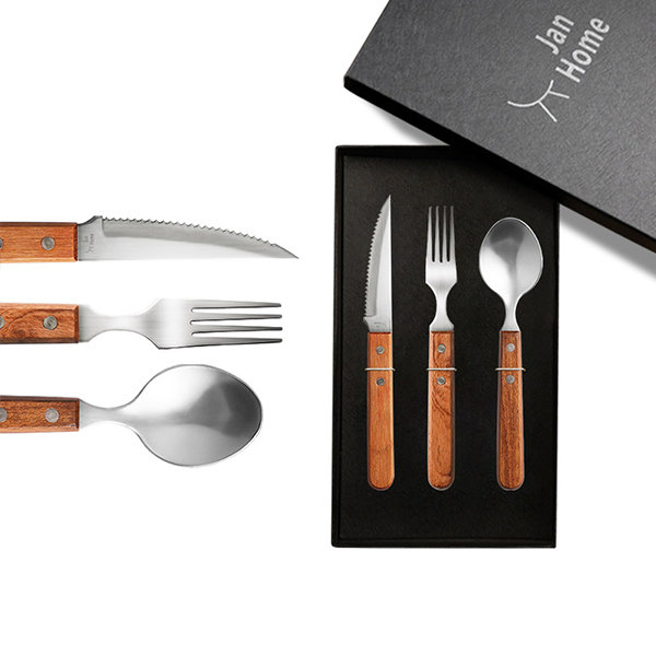 Modern Black Flatware from Apollo Box