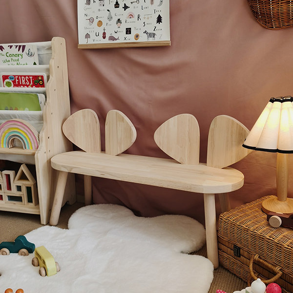 Wooden Double Seat Bench For Kids ApolloBox   WIhIKArray 13 