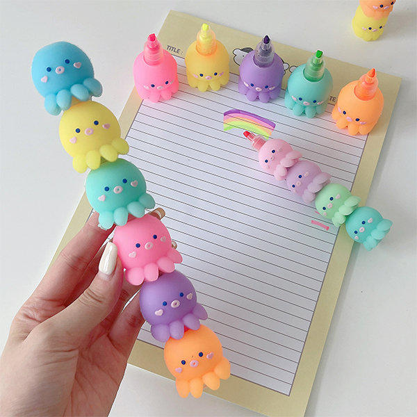 Cute Colorful Markers - Bear - Octopus - 2 Styles - ApolloBox