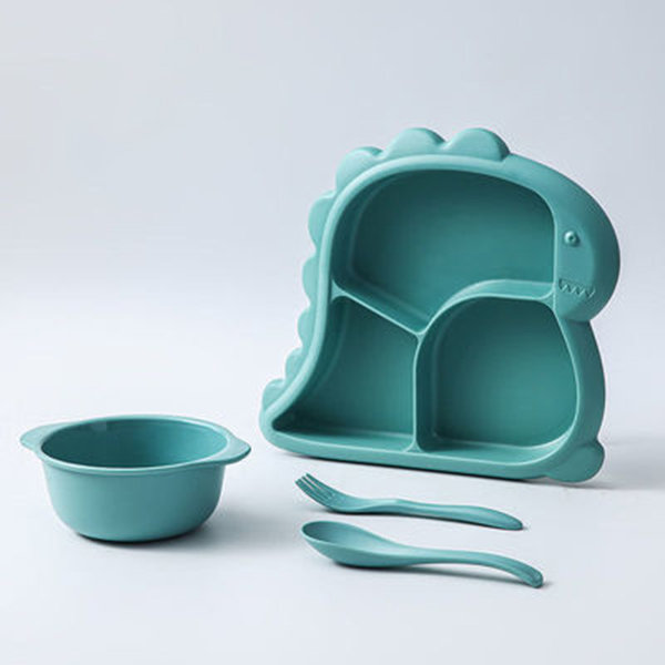 Silicone Tableware Set - For Baby - 6 Colors Available - ApolloBox