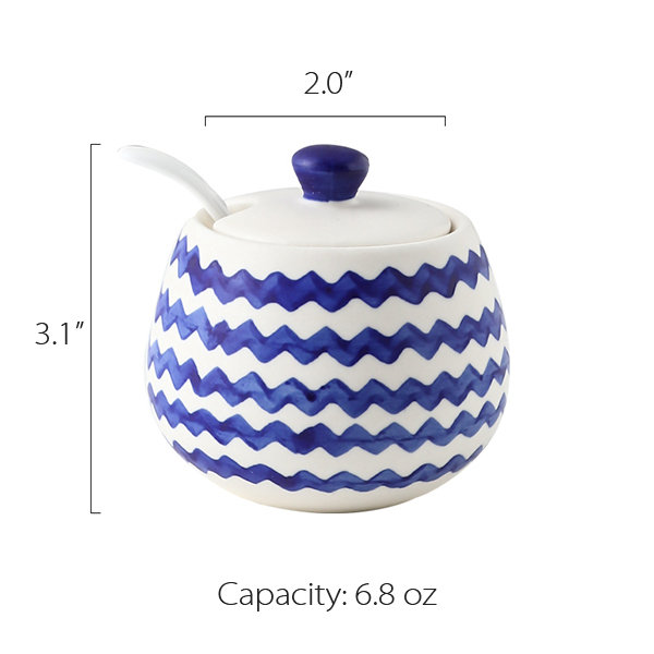 Ceramic Pot with Double Lids - ApolloBox