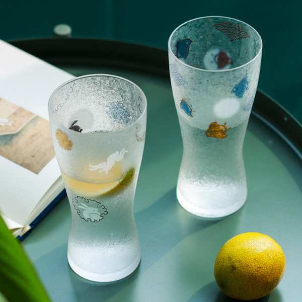Frosted Drinking Glass - ApolloBox