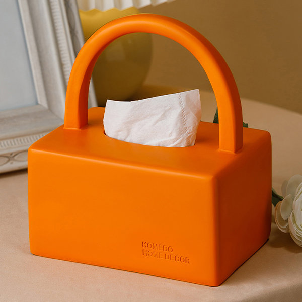 Creative Handbag Tissue Box - Resin Box - 4 Colors Available