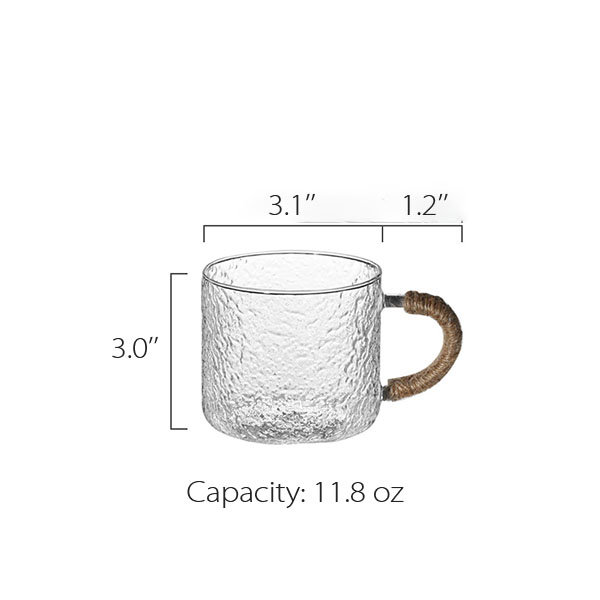 Creative Barrel Shape Mug - Glass - Large Capacity - ApolloBox