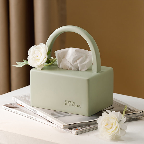 Creative Handbag Tissue Box - Resin Box - 4 Colors Available - ApolloBox