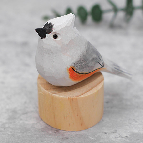 Solid Wood Bird Ornament - ApolloBox