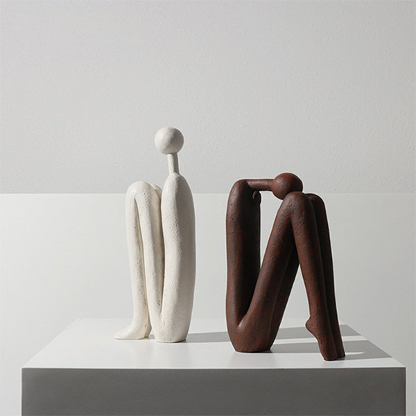 Contemporary Abstract Hand Sculpture Resin Figurine – BellezaCasa