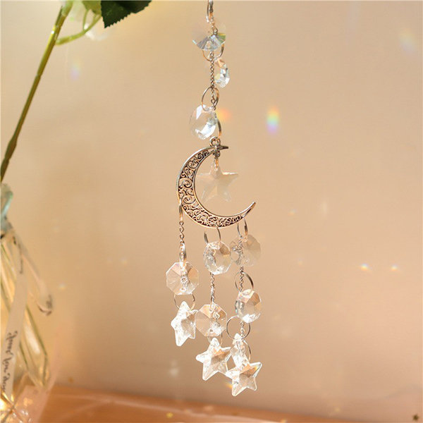 Crystal Moon Wind Chime Sun Catcher – The Refined Emporium