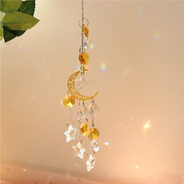 Moon Crystal Wind Chime - Light Catcher - 5 Styles Available - ApolloBox