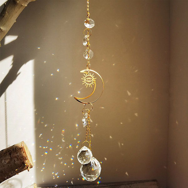Moon Crystal Wind Chime - Light Catcher - 5 Styles Available