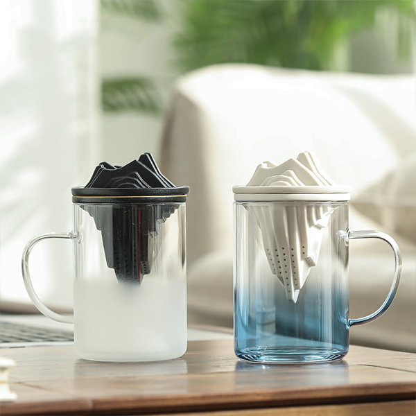 Glacier Inspired Drinking Glass from Apollo Box