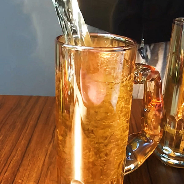 Crystal Glass Beer Mug from Apollo Box