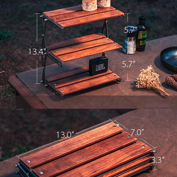 Outdoor Camping Storage Box - Wood - 2 Sizes - ApolloBox