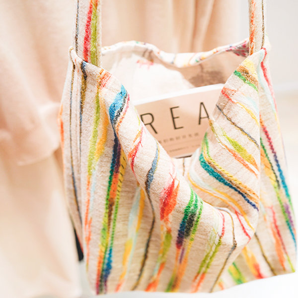 ASHLEIGH Easter Egg Bow Ribbon Reusable Grocery Bags Shopping Bag Canvas  Tote Bag Shoulder Bag
