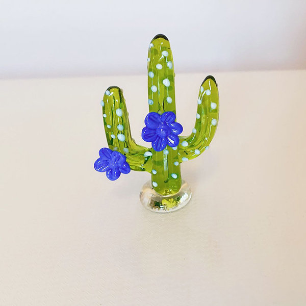 Mini Glass Cactus Ornament Set - Car Decoration - 3 Styles Available from  Apollo Box