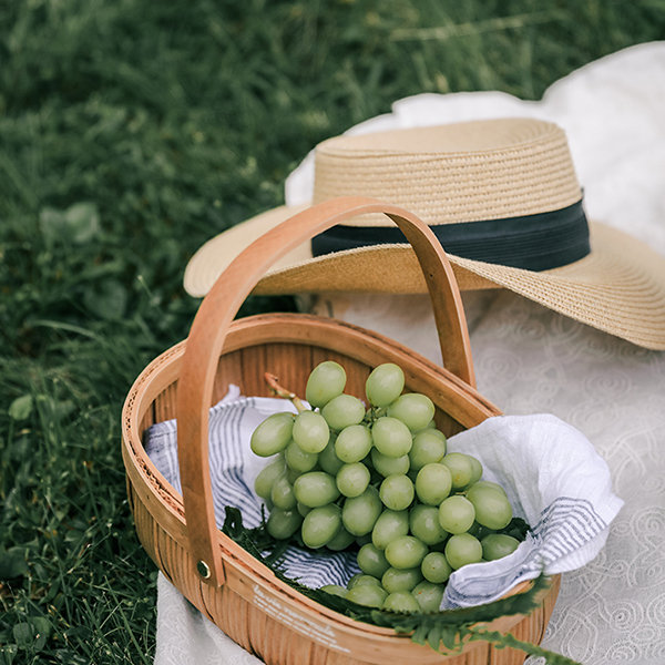 Woven Picnic Basket - Portable Storage - 2 Sizes Available - ApolloBox