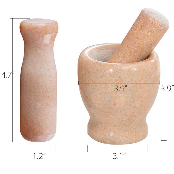 Functional Ceramic Mortar Pestle Set - ApolloBox