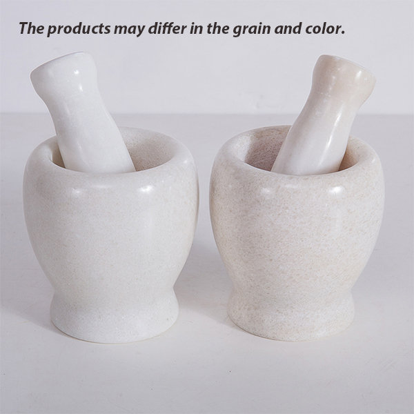 Functional Ceramic Mortar Pestle Set - ApolloBox