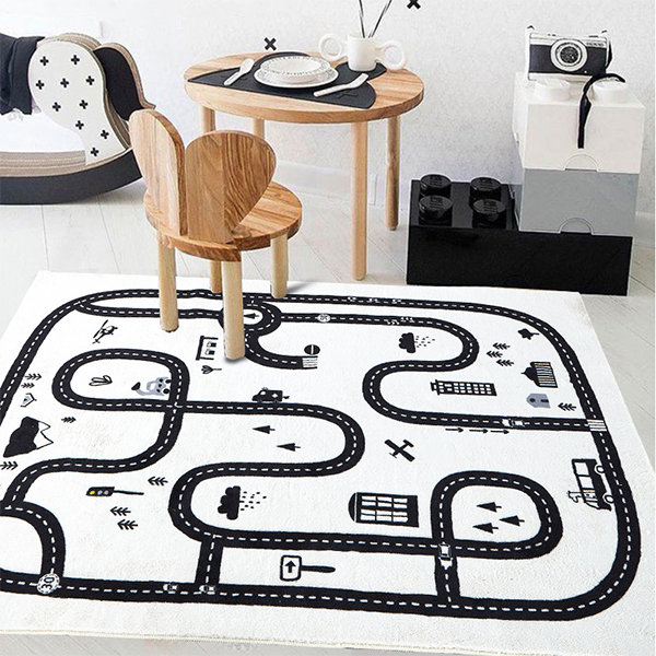 Creative Track Rug - Fun And Educational - 2 Styles - 2 Sizes - ApolloBox