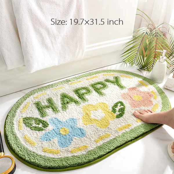 Natural Flower Bath Mat - Leaves Bath Mat - 2 Styles Available - ApolloBox