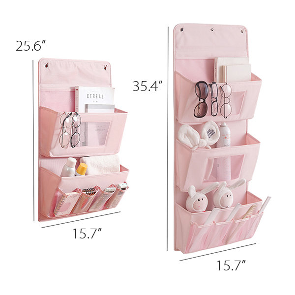 Hanging Pocket Organizer - 2 or 3 Tiers - 4 Colors - ApolloBox