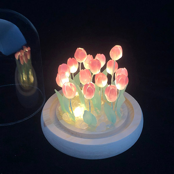 Romantic Tulip Night Light - Decorative Light - Desktop Ornament from Apollo Box
