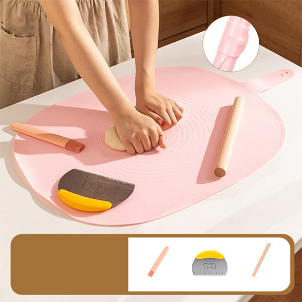 Modern Pastry Mat Set - Silicone - 3 Colors Available - ApolloBox