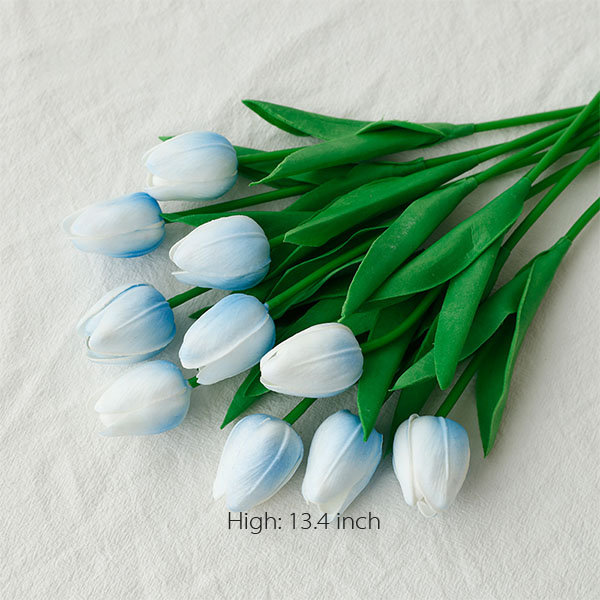 Artificial Tulip Decoration - Polyurethane and Silk - 5 Colors ...