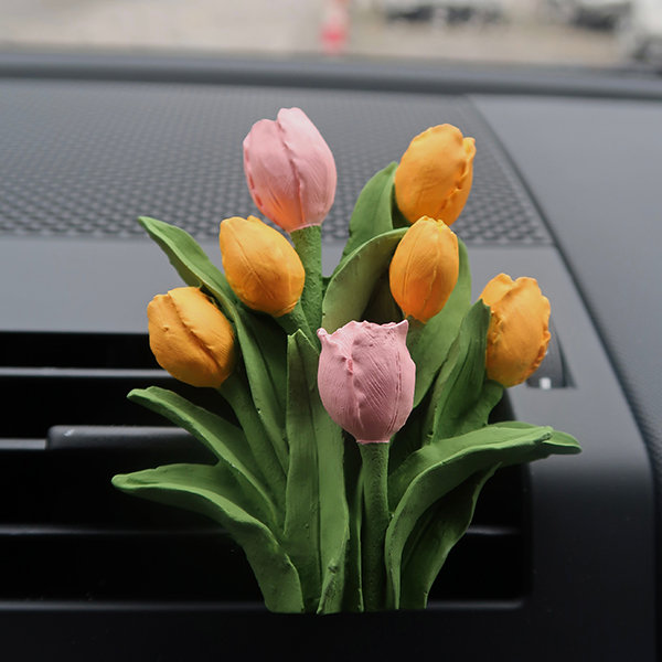 Tulip Car Aromatherapy - With Clips - 5 Colors - ApolloBox