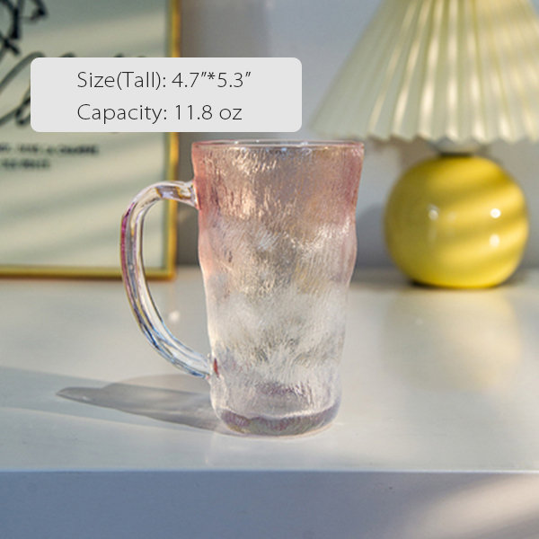 Textured Cup - Glassware - 4 Colors And 2 Sizes from Apollo Box