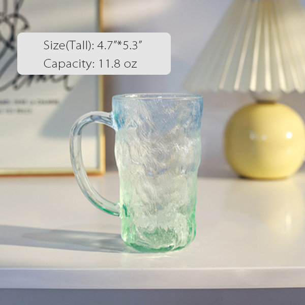 Textured Cup - Glassware - 4 Colors And 2 Sizes from Apollo Box