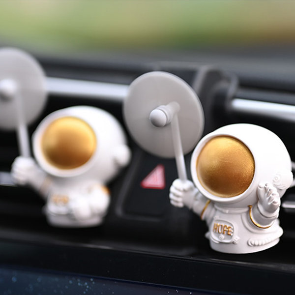 Awesome Astronaut Car Refresher - Black - Yellow - 3 Colors - Fun Design -  ApolloBox