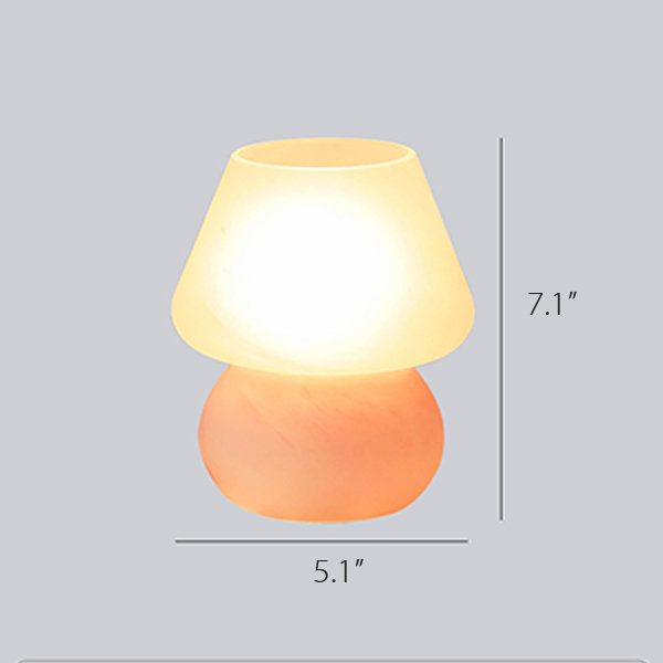 Mushroom Table Lamp - 2 Styles - Glass - Warm Light from Apollo Box