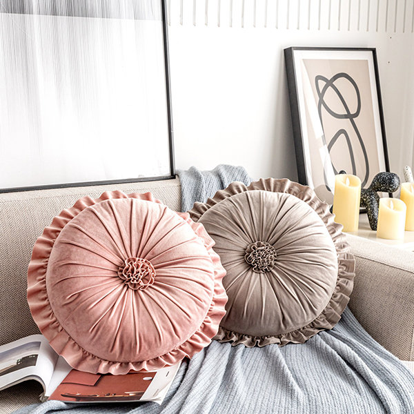 Modern Throw Pillow - Pumpkin Wheel Look - 6 Colors Available from Apollo  Box