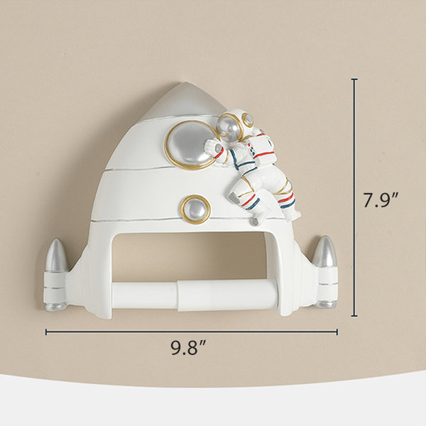 Astronaut Toilet Roll Holder - Resin - Space Themed - ApolloBox