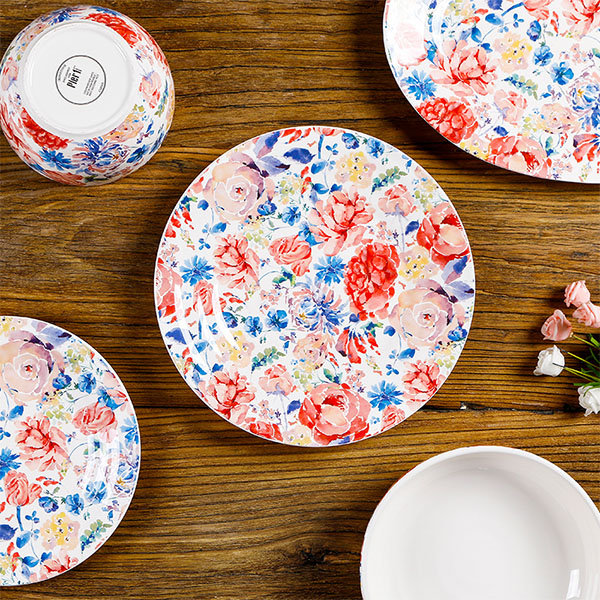 Floral Dining Set - Pottery - 5 Styles Available