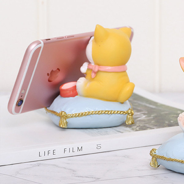 Corgi Phone Holder - Resin - Cute Animal Design - ApolloBox