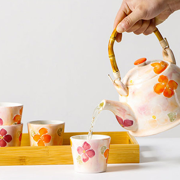 Mushroom Tea Set - Ceramic - Cup - Teapot - 4 Patterns from Apollo Box