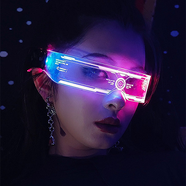 Cyberpunk LED Glasses - Party Favor Idea - 2 Styles - ApolloBox