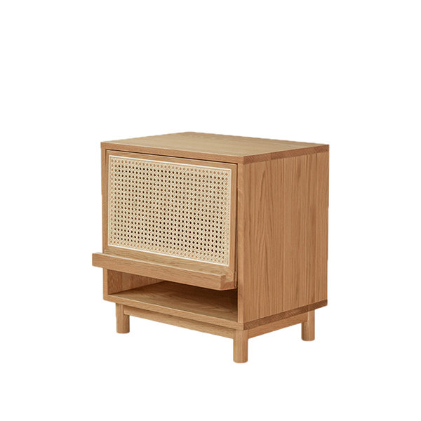 Solid Wood Storage Cabinet - Ash Wood - ApolloBox