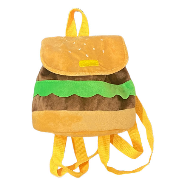 Hamburger Inspired Backpack - Polyester - 2 Sizes Available - ApolloBox