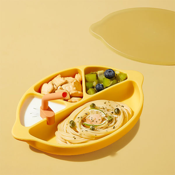 Silicone Tableware Set - For Baby - 6 Colors Available - ApolloBox