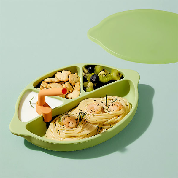 Silicone Tableware Set - For Baby - 6 Colors Available - ApolloBox